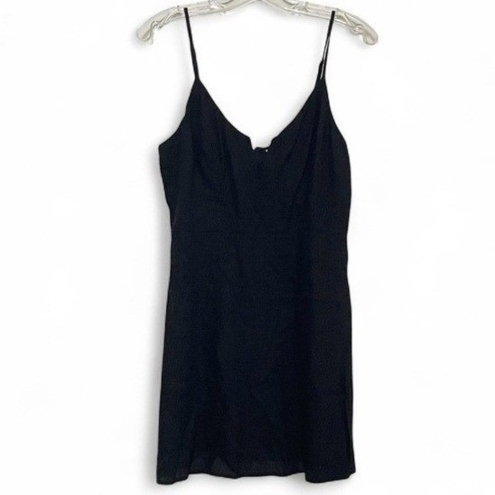 Lottie‎ Moss Black Mini Dress Medium Sleeveless Spaghetti Strap Cocktail Party
